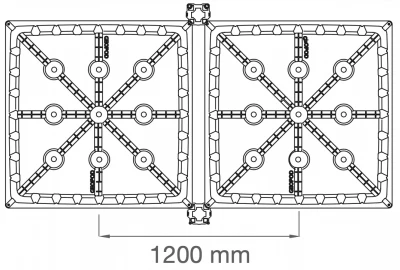 Kassettenplattenfundament, nachhaltige Bauweise, umweltfreundliche Materialien,